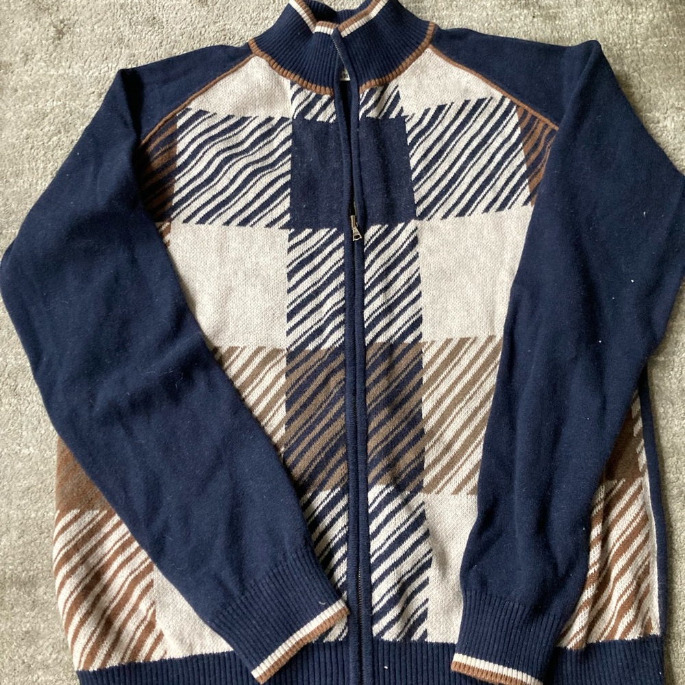 Aquascutum Vintage Zip Cardigan (Small)